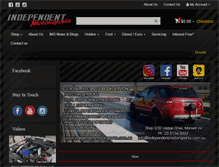 Tablet Screenshot of independentmotorsports.com.au